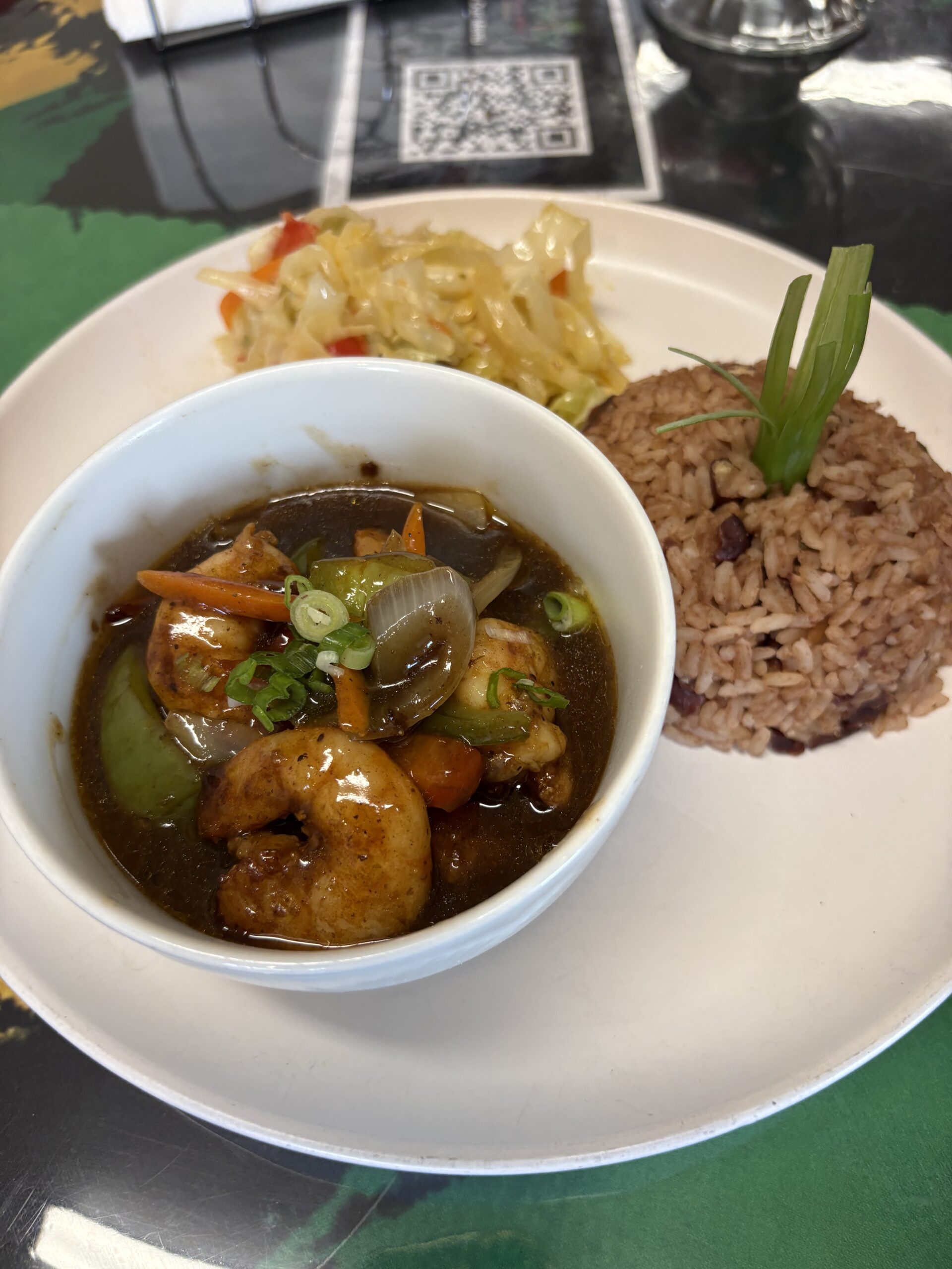 Jerk Shrimp at Pot Twist Jamaican & Creole Restaurant